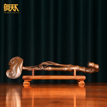 Bronze Ruyi ornaments Ganoderma lucidum ornaments auspicious rich bamboo safe home accessories everything is good