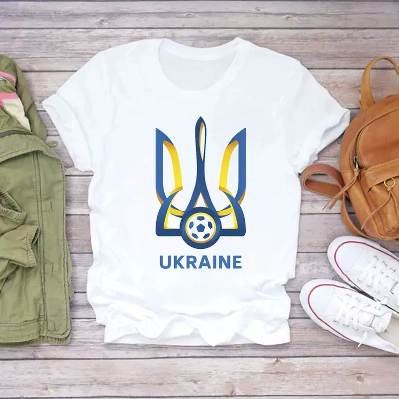 [Украина футболка украинская женская футболка Harajuku футболка 90-е]