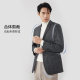 Red Bean Suit Jacket Men's Slim Fit 2024 Spring and Autumn Grey Business Casual Suit Top