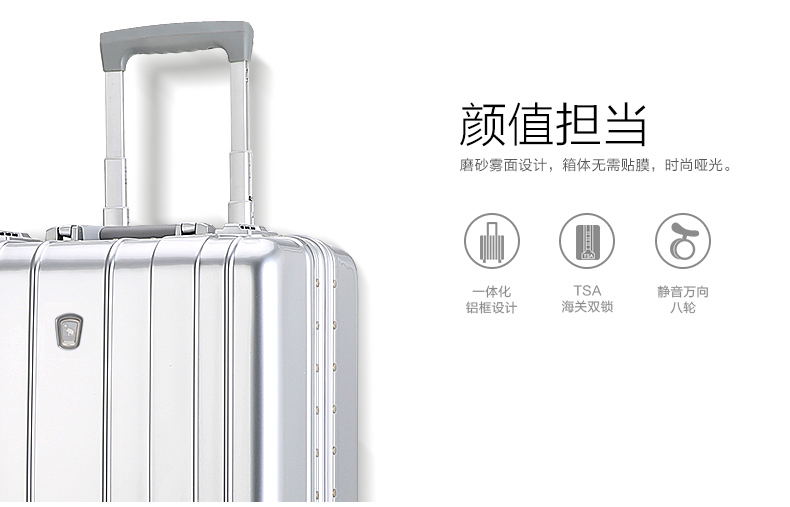 Aihua Shi xe đẩy trường hợp bánh xe du lịch hành lý 17 inch kinh doanh lên máy bay vali mật khẩu hộp kéo hộp - Va li vali trẻ em