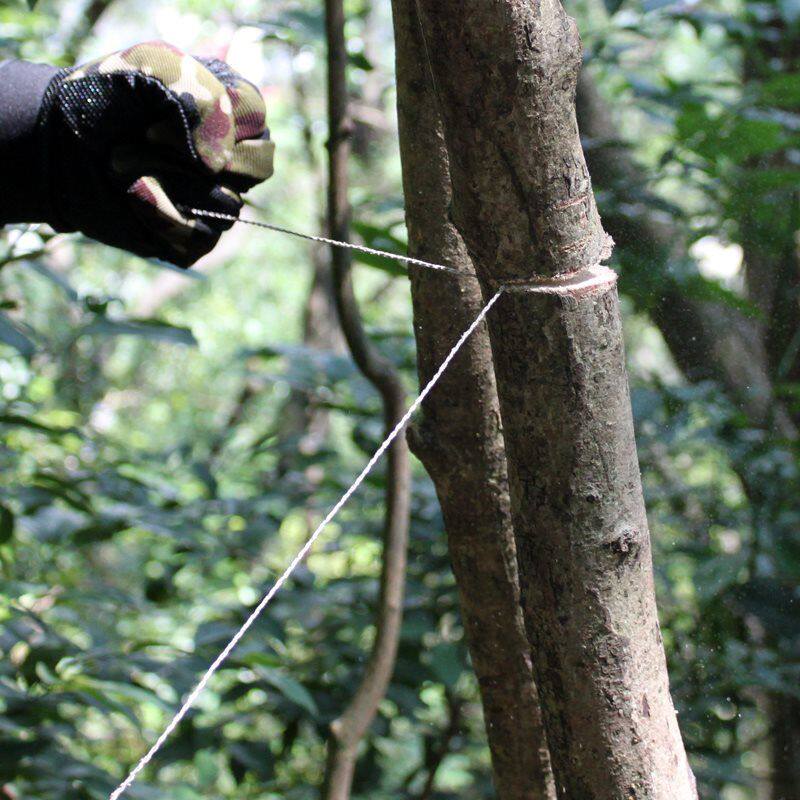 Hand drawn steel wire wire saw chain saw wire saw wire saw lifesaving saw Field survival equipment Outdoor survival supplies