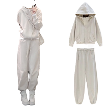 Casual sweatshirt suit for women 2024 spring and autumn new style fashionable sports fashion two-piece set popular for small people