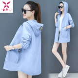 Летняя одежда для защиты от солнца, пляжная легкая и тонкая куртка, средней длины, оверсайз, размер