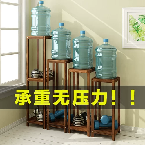 Цветочная рама сплошной древесина Антиррозивная гостиная балконы приземляется простая двойная полка на полке стойка