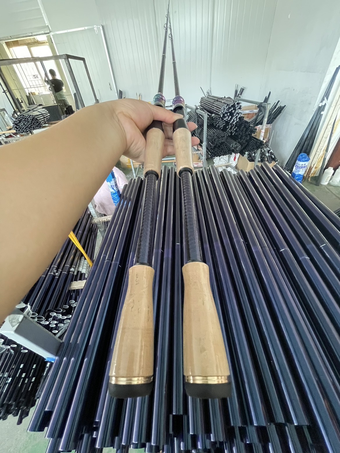 1 98 m 2 1 m Dujie Luya rod worm rod mandarin fish rod super fast Toray high carbon Fuji wheel seat SIC guide ring