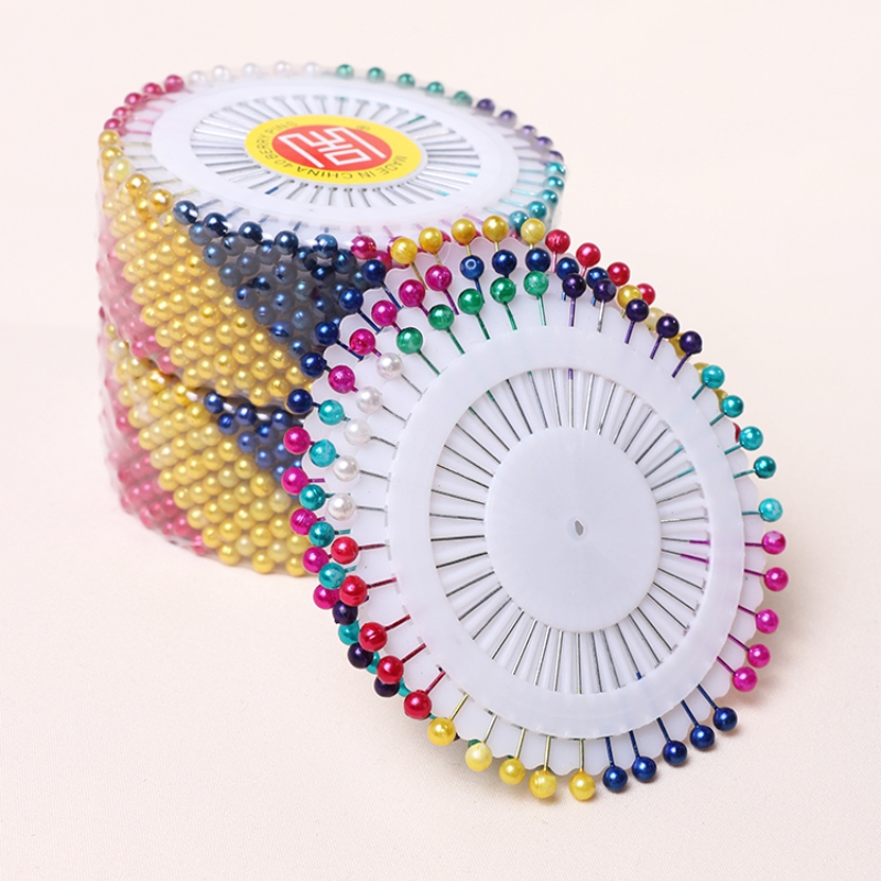 Color pearly pearl needle bead needle fixing needle positioning bead needle clothing stand cutting needle large size styling bead needle big head needle tool