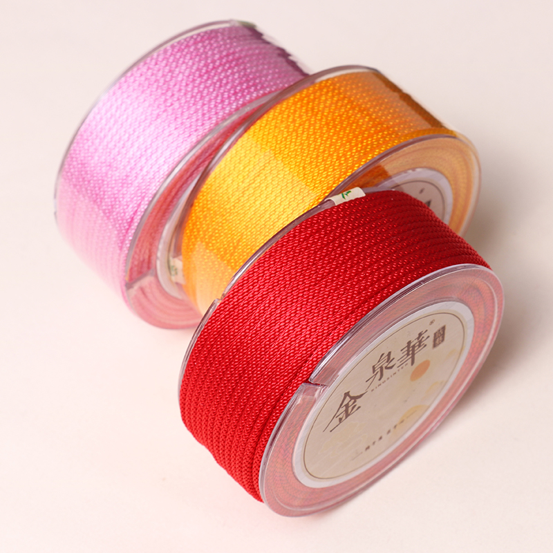 Corn thread 2mm hand-woven jewelry line Pendant lanyard Bracelet necklace braided rope Red rope Hand rope diy material