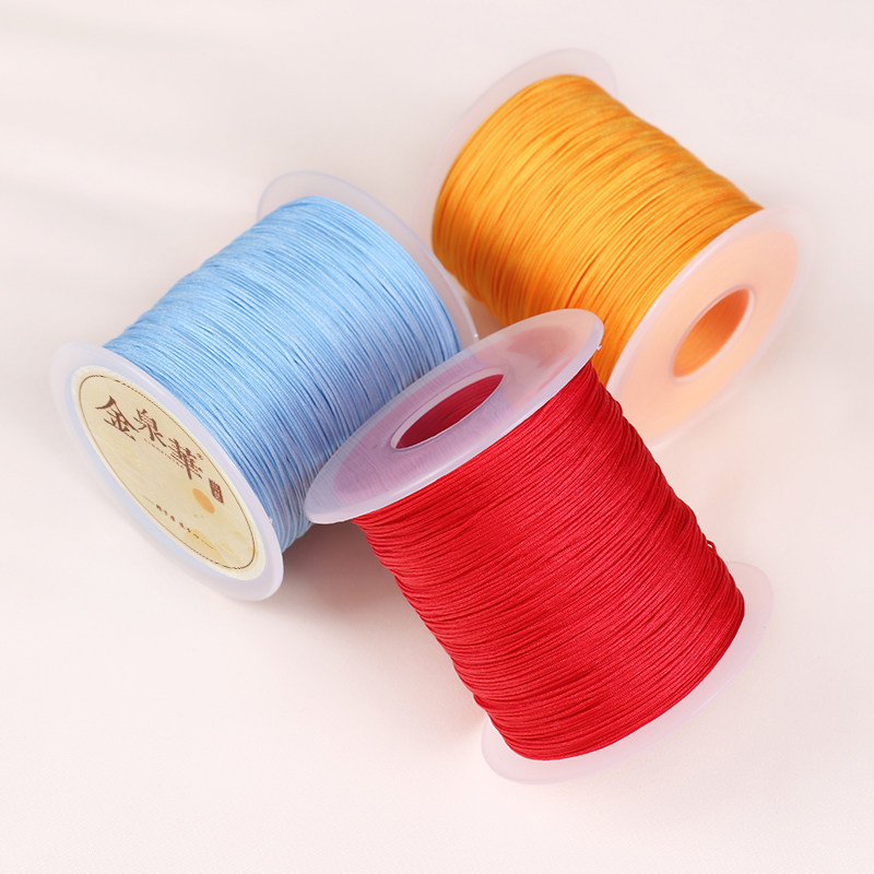 Roll 0 4mm hand weaving of beads in jade line 71 wire ring wrap necklace string of bead diy material