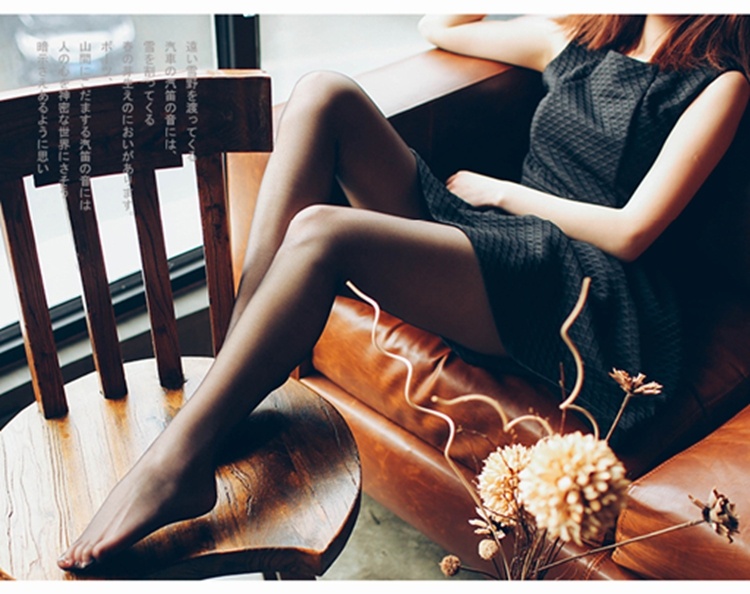 Nhật bản mùa xuân và mùa hè 8D vớ gầy đáy pantyhose T 裆 siêu mỏng trong suốt cơ bắp mùa xuân và mùa thu chống móc vớ lụa phụ nữ