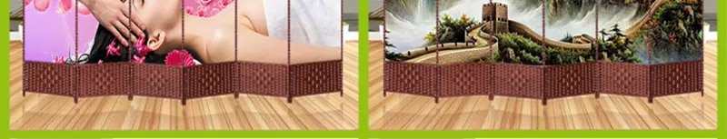 vách ngăn phòng ngủ bằng nhựa giả gỗ Phong cách Trung Quốc đơn giản vách ngăn vách ngăn gấp màn phòng khách phòng ngủ che chắn đơn giản hiện đại gấp di động hàng rào vải nhà cnc cầu thang vách gỗ trang trí