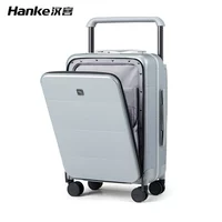 Матовый чемодан, 20 дюймов, алюминиевый кейс