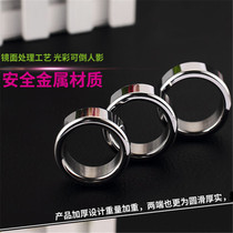 Metal weight ring lock sperm ring sex adult sex exercise tools foreskin blocking ring cutting device male Yin