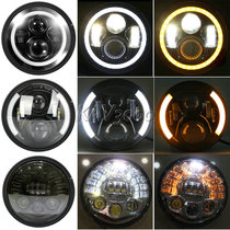 Suitable for Honda CB400 WASP Benali Benda modified 7-inch motorcycle headlights angel eye assembly front headlights