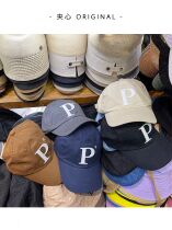 Sandwich ORIGINAL SPRING AND SUMMER BRIEF Letters Appliquins Korean version of baseball cap sunscreen Sunscreen Duck Tongue Cap Woman