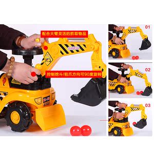 儿童电动可骑钩机大号挖掘机挖土机儿童电动玩