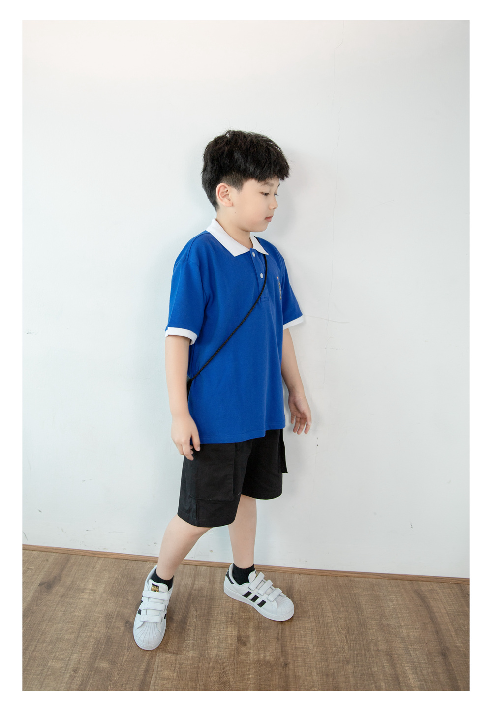 Thẻ Seven Children Wear 2019 Summer Boys Casual Loose Short Tay áo Polo Áo sơ mi Big Boy Phi hành gia Tay ngắn Top - Áo thun áo thun bé gái đẹp