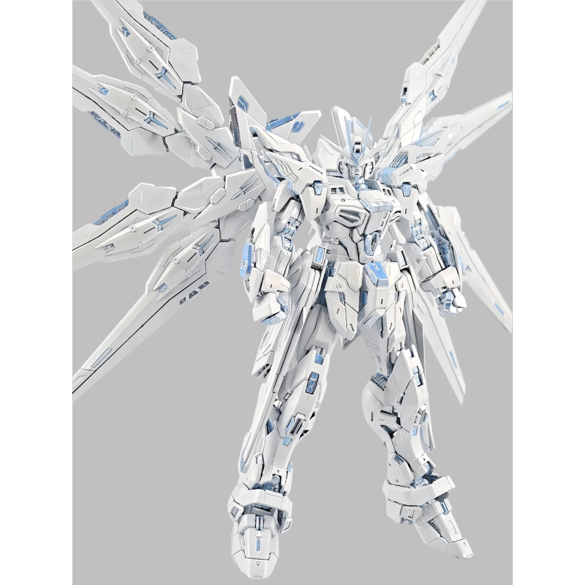 Чанхонг MGEX Strike Freedom Twilight White Gundam Модель 1/100 Электроплатированная цветная легкая крыло механическая сборка модели