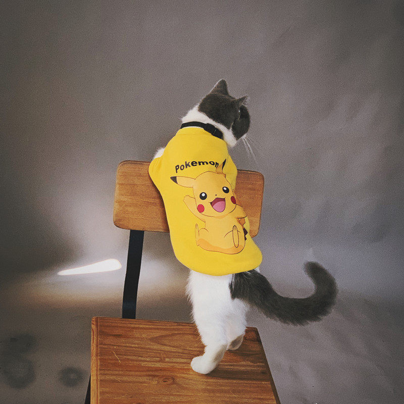 Pet Tide Cards Autumn Winter Dogs Funny Clothes Anti-Fall Warm Sweaty Kitty Dogs Clothes Large Dogs 