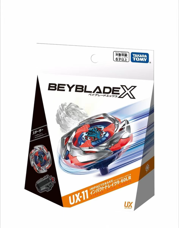 Takara Tomy Beyblade X Ux-11 Impact Dragon God Hong Kong Version in Stock