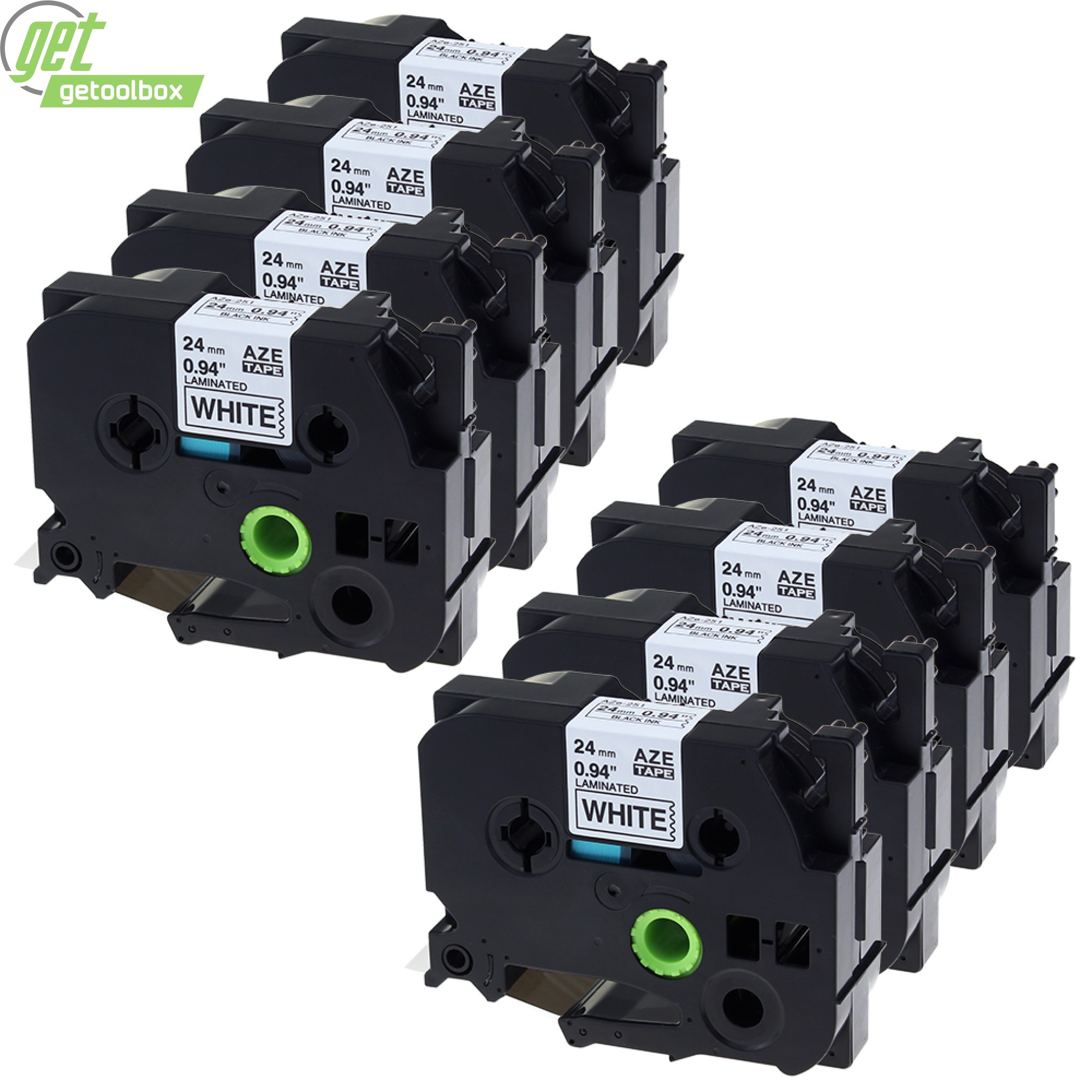 Brother printer matching label TZe ribbon 18mm 24mm