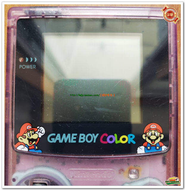 ຕົ້ນສະບັບ handheld color gbc host gameboy mario limited edition ສີມ່ວງເຖິງ 2