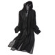 Summer new style silk sun protection clothing for women mulberry silk mid-length long-sleeved hooded cardigan thin coat versatile shawl windbreaker