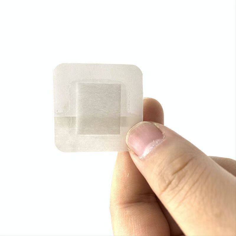 一次性PU防水创口贴 正方形透明创可贴小伤口洗澡粘性好3.8X3.8cm