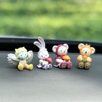 ins Net red car ornaments cute doll car creative personality center console goddess car accessories