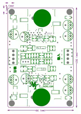 MT717 120W output voltage regulator module Main output high current automatic step-down and step-down DCDC high efficiency 10A