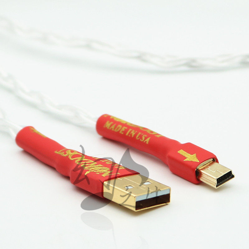 Fever grade USB2 0A male to MINI B type 5PIN A port to T port mini USBl cable audio