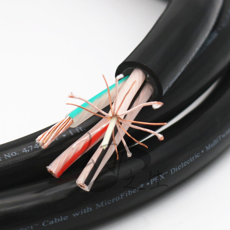 M2 4S single crystal copper audiophile main speaker cable 4-core speaker cable 6N central loose wire