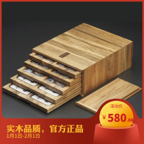  Old Qianzhuang camphor wood five-layer rating coin solid wood letter a variety of drawers are optional