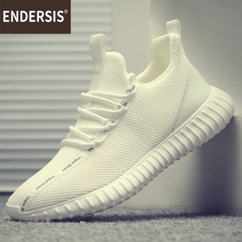 ENDERSID men's shoes 2021 new airweave sports running shoes men casual Korean version fashion 100 hitch overfire