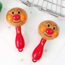 Export Japan Newborn Baby Sand Hammer Rattle Bells Baby Gripping hand rocking Suzuka Drum instrument Early teaching Puzzle Toys