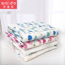Japanese baby gauze Bath Towel Double cotton super soft absorbent breathable thin multi-purpose hold swaddled sunshade scarf
