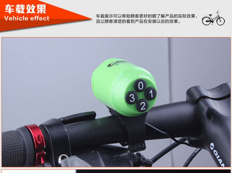 Avertisseur de vélo klaxon électrique - Ref 1454200 Image 9