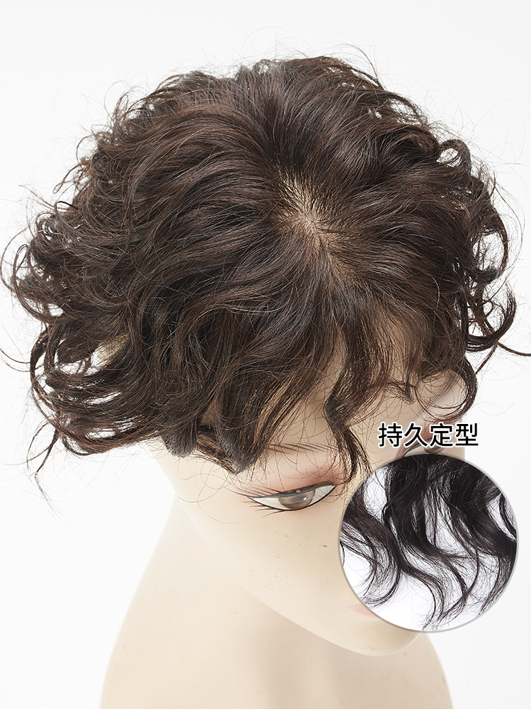 Net red high end Tonic Hair Overhead REAL RARE WHITE HAIR COLOR REALISTIC SHADE HAIR LIGHT AND THIN FLUFFY ROLL FOR REAL HAIR