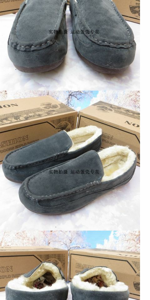 2018 mới mùa đông ấm áp giày đậu cộng với giày nhung cotton ngoài trời giày thường nam giày thấp một chân giày nam giày lười thể thao nam