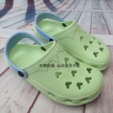 Дисней, босоножки, тапочки в стиле Crocs, зеленая пляжная обувь, повседневная обувь для отдыха, Дисней Микки Маус
