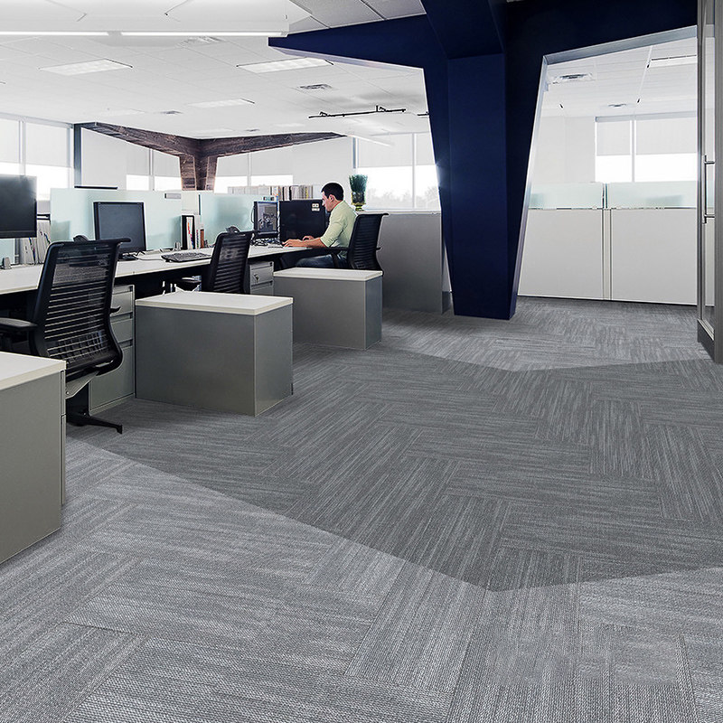 Commercial carpet office full shop billiard hall beauty salon soundproof strip mat splicing conference room office