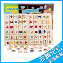 Childrens early teaching toy memory training baby left and right Brain memory develops desktop game parent-child interaction