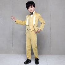 Childrens small suit suit Boys piano performance small dress Flower Boy big child suit jacket catwalk show handsome autumn