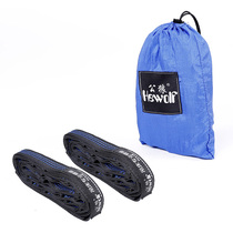 Special strap for outdoor parachute hammock with adjustable ultra-coarse lengthened tie-rope matching cashier bag