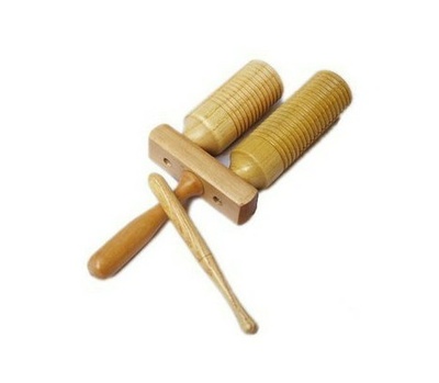 Orff instruments Plus groove high and low pole high and low loud barrel Scraping arc wood fish Double loudspeaker High and low frog horn