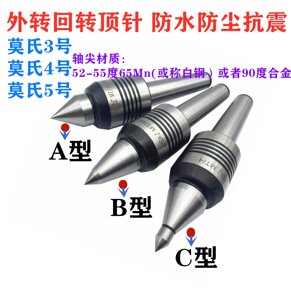 Shengyu lathe Mo's 3 4 5 high fine waterproof external transfer top external screwed cycloid alloy white steel thimble