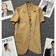 Brand clearance khaki short-sleeved suit jacket women's summer thin section new small design fashion suit