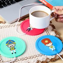 USB insulation coaster constant temperature warm electric coaster coffee tea heating base office desktop insulation disc