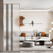 Light luxury simple glass screen partition into the living room bedroom porch shade transparent home Modern art decoration