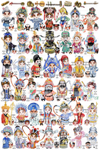 Michelang hand painted watercolor Beijing theatre character Facebook Chinese style adult puzzle 1000 pieces of childrens puzzle