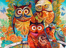 Owl Kingdom gift wooden 5000 pieces adult puzzle 1000 puzzle animation toys imported quality